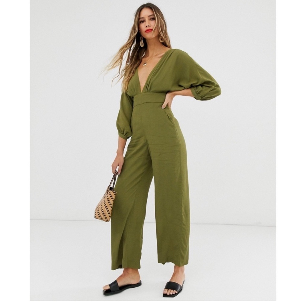 NWT & OTHER STORIES Low Neck Jumpsuit Sz 0